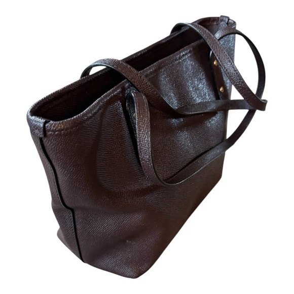 Coach Mini City Zip Tote in the Oxblood colorway - Picture 5 of 10